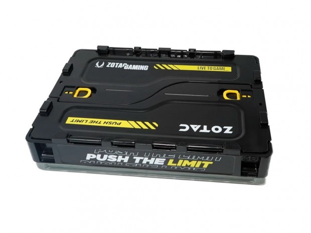 PCパーツやコレクションを収納できる「ZOTAC GAMING オリジナル折りたたみコンテナ」発売