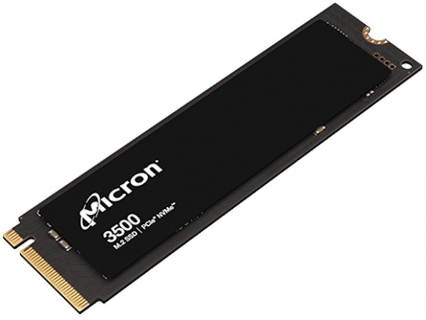 232層3D TLC NAND採用のPCI Express 4.0(x4)対応M.2 SSD「Micron 3500 NVMe SSD」