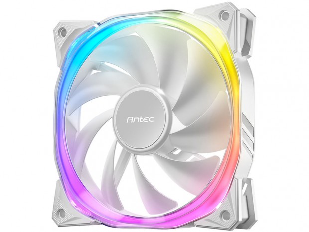 外側リングが発光するアドレサブルRGBファン、Antec「Fusion 120 ARGB」「NEON 120 ARGB」