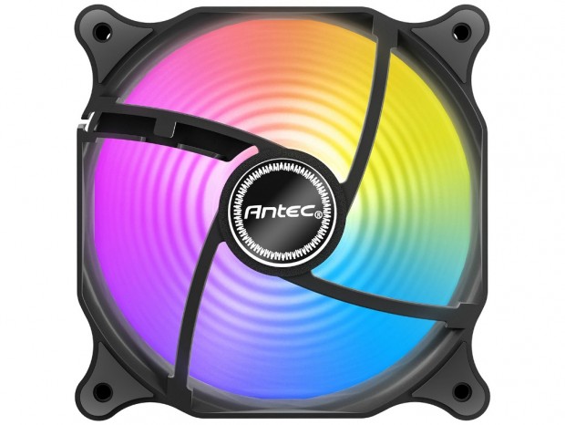 同心円状デザインを採用するARGBファン、Antec「F12 RACING ARGB」