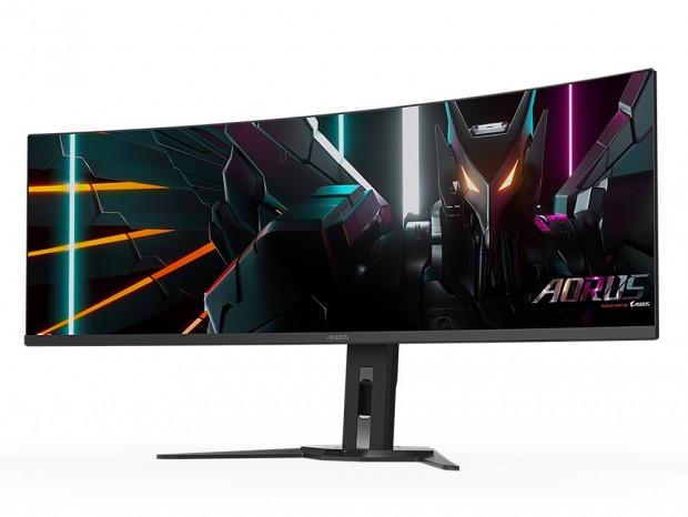 144Hz/0.03ms対応の49型Dual WQHD湾曲ゲーミングディスプレイ、GIGABYTE「CO49DQ」