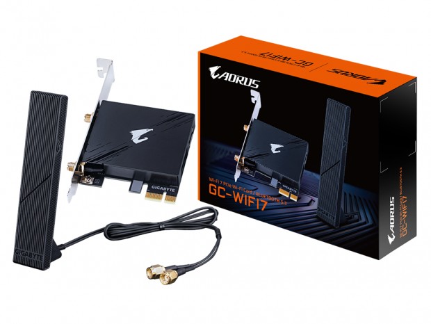 最高5,800MbpsのトライバンドWi-Fi 7拡張カード、GIGABYTE「GC-WIFI7」