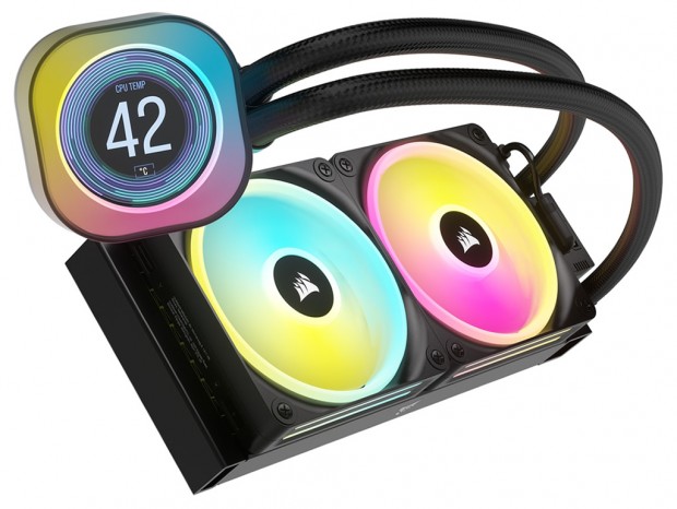 2.1インチLCDパネル搭載のAIO水冷、CORSAIR「iCUE LINK Hi LCD」シリーズ22日発売