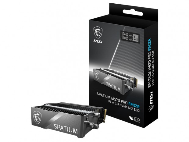 トリプルコアパイプの大型ヒートシンクを搭載した高速PCIe 5.0 SSDが