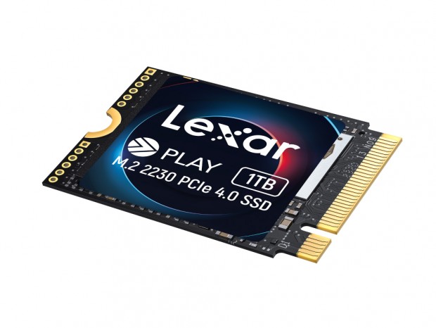 最高5,200MB/sのM.2 2230 SSD、Lexar「PLAY 2230 PCIe 4.0 SSD」