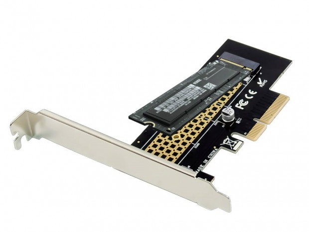 薄型ヒートシンク付属のM.2 SSD-PCIe4.0(x4)変換アダプタ、エアリア「NVMeのGETA」
