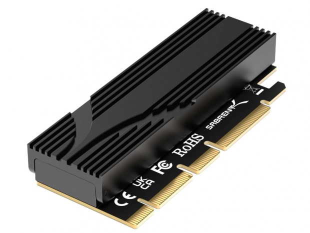 PCI Express 5.0(x4)接続に対応するNVMe M.2 SSD変換アダプタがSabrent