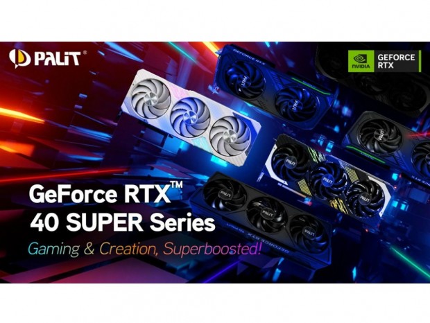 Palit、NVIDIA GeForce RTX 40 SUPERシリーズ搭載グラフィックスカード計10モデル