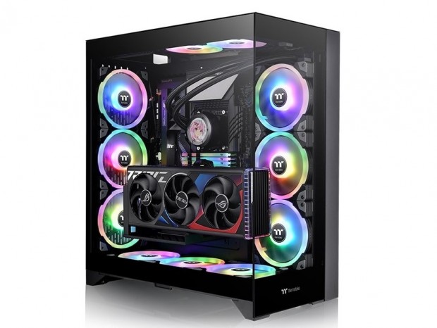 Thermaltake、GPUの3種マウントや大型ラジエーター多重搭載対応ケース「CTE E600 MX」