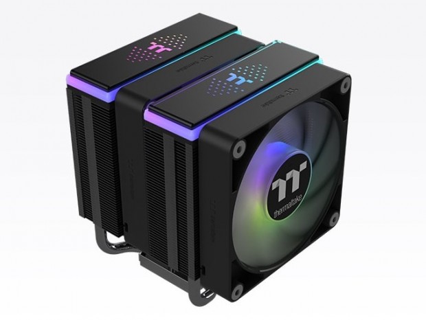 Thermaltake、デュアルタワー仕様の「ASTRIA 600 ARGB」など流星イルミ搭載CPUクーラー