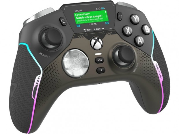 小型ディスプレイを備えたワイヤレスゲームコントローラ、Turtle Beach「Stealth Ultra」