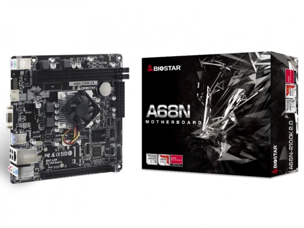AMD E1-6010を搭載したMini-ITXマザーボード、BIOSTAR「A68N-2100K 2.0」