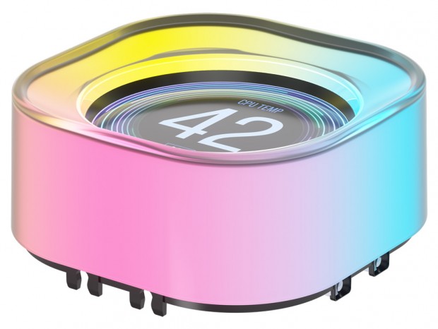 ポンプキャップを2.1インチIPS 480×480スクリーンに付け替える