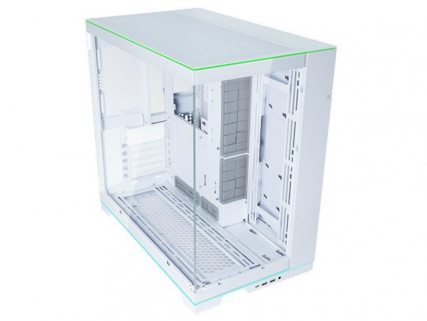 ピラーレスにもなる2面強化ガラスPCケース、Lian Li「O11D EVO RGB」発売