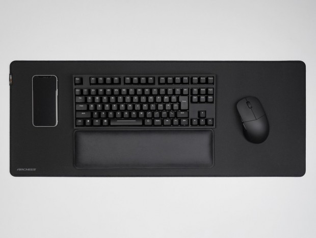 アーキサイト、CORDURAファブリックの大判マウスパッド「Sliding Desktop Mat EX」