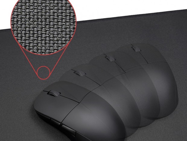 アーキサイト、CORDURAファブリックの大判マウスパッド「Sliding Desktop Mat EX」