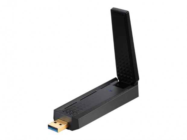 トライバンド対応のWi-Fi 6E無線LANアダプタ、MSI「AXE5400 WiFi USB Adapter」