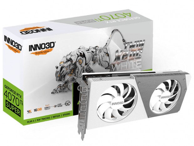 INNO3D GeForce RTX 4070 Ti SUPER TWIN X2 OC WHITE
