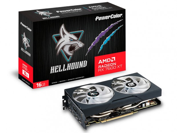 Hellhound AMD Radeon RX 7600 XT 16GB GDDR6