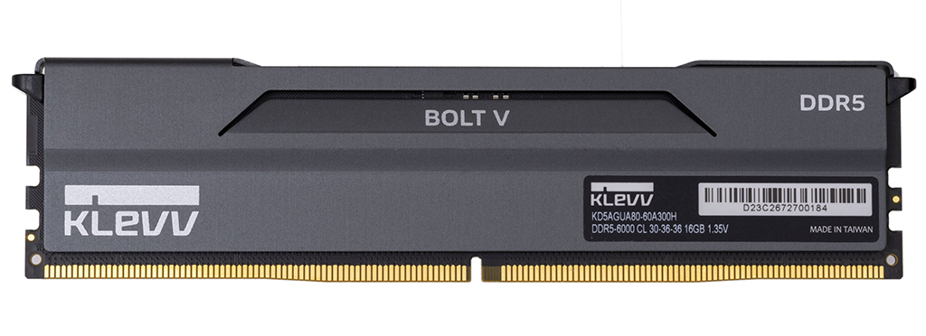 オーバークロックも楽しめる最高6,800MHzのKLEVV「BOLT V DDR5