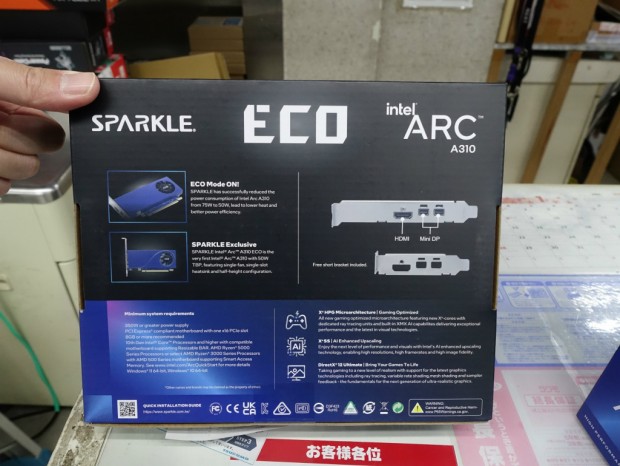 SPARKLE Intel Arc A310 ECO