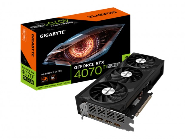 WINDFORCEクーリングシステム搭載のRTX 4070 Ti SUPER、GIGABYTE「GV-N407TSWF3OC-16GD」発売