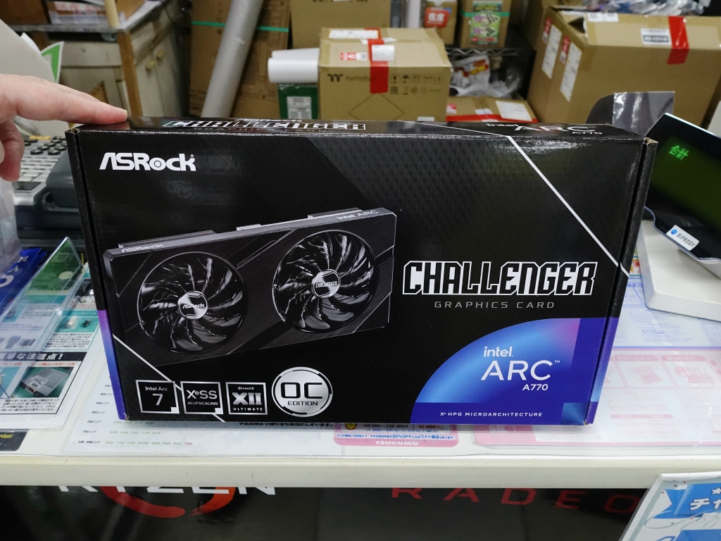 ASRock Challengerからビデオメモリ16GBのIntel Arc A770グラフィック