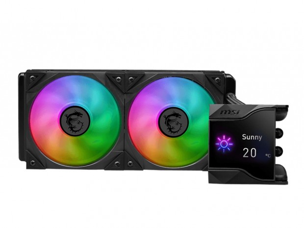 MSI、動画＆システム情報を表示できる小型液晶付きAIO水冷「MPG CORELIQUID D360」