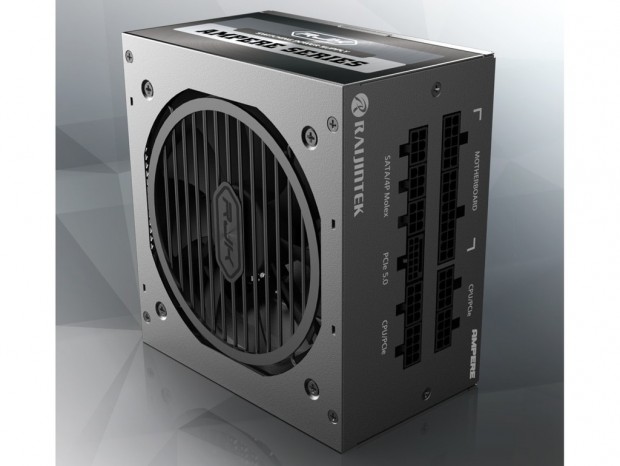 RAIJINTEK、Cybenetics静音認証も取得したショート設計の1200W電源「AMPERE」シリーズ