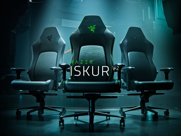 ランバーサポートが向上したゲーミングチェア「Razer Iskur V2」