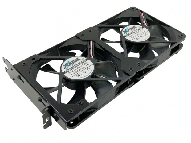 冷却ファン付PCIスロット用120㎜ファンステイPRO 改