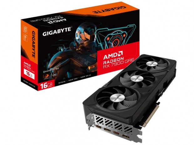 7本のヒートパイプと3基の90mmファンを搭載するWINDFORCE採用Radeon RX 7900 GREがGIGABYTEから