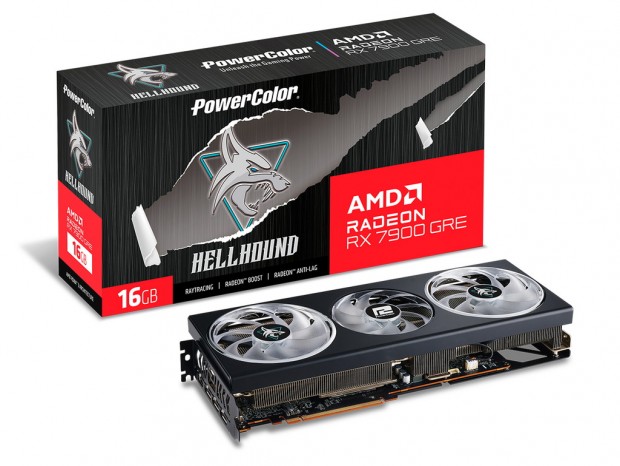 PowerColor、OC/Silentモードを切り替え可能なRadeon RX 7900 GRE搭載グラフィックス