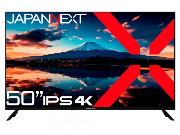 JAPANNEXT、デジタルサイネージにもなる4K/HDR対応50型IPS液晶ディスプレイ発売