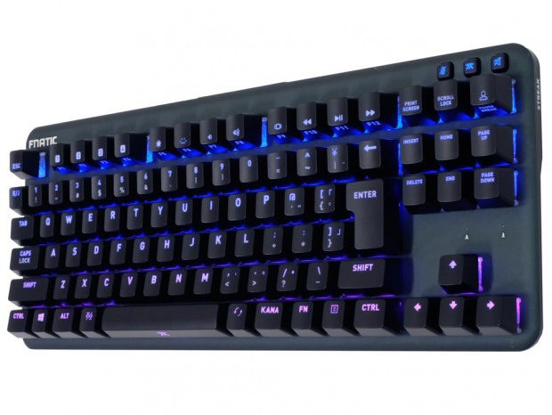 Fnatic Gearのテンキーレス小型ゲーミングキーボード「miniSTREAK SILENT JP」3月8日発売
