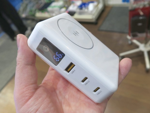 HIDISC PD65W Type-C入出力対応 10000mAh 残量パーセント表示 モバイルバッテリー
