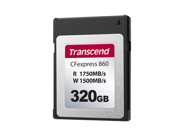 8K RAW動画に対応する高速CFexpress Type Bカード、トランセンド「CFexpress 860」