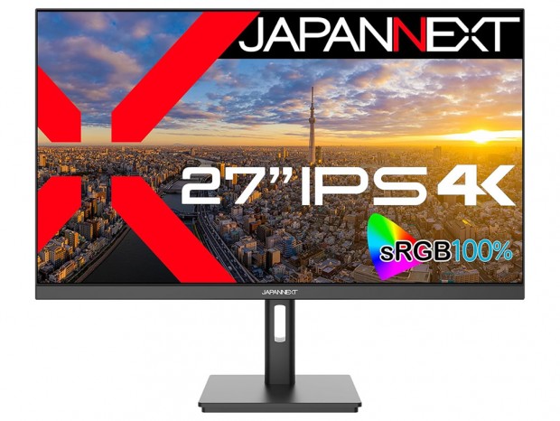 JAPANNEXT、4K UHD対応など27型液晶ディスプレイ計3機種を発売