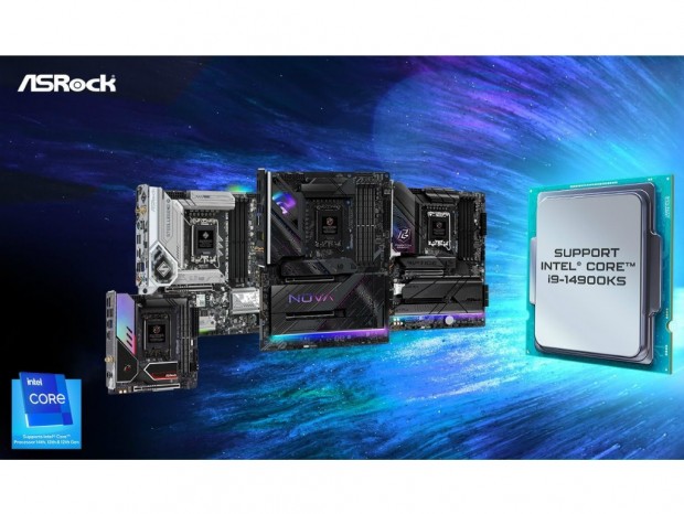 ASRock、Intel 700/600シリーズマザーボードにCore i9-14900KS向けBIOS提供