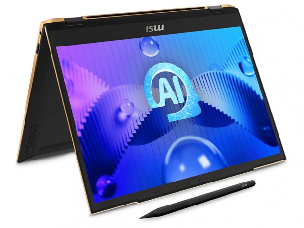 MSI、Core Ultra 7 processor 155H搭載のペン入力対応13.3型ノート発売