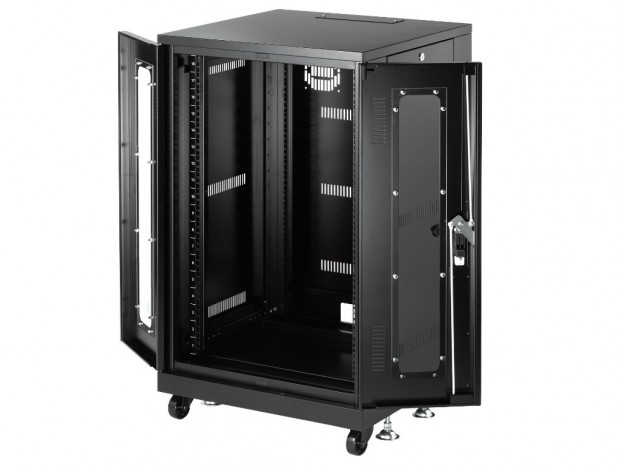 耐荷重300kgの省スペースな19インチラック計4モデルがサンワサプライから