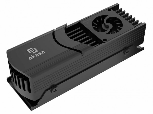サイドブロワースタイルのM.2 SSD用のアクティブクーラー、Akasa「Gecko Pro LX」
