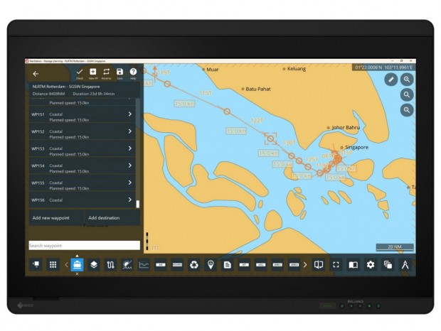オプティカルボンディング加工を施した船舶搭載用27型液晶、EIZO「DuraVision MDF2701W」