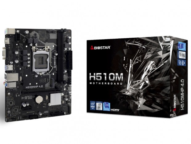 Intel H470採用のLGA1200向けエントリーマザーボード、BIOSTAR「H510MHP 4.0」