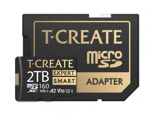 最大2TBのクリエイター向けmicroSDXCカード、Team「T-CREATE EXPERT SMART MicroSDXC」