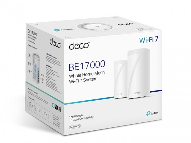 Wi-Fi 7対応のトライバンドメッシュルーター、ティーピーリンク「Deco BE75」