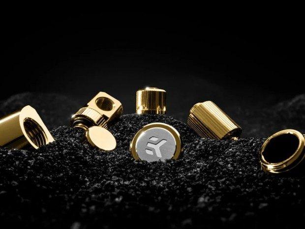 EKWB、ゴールド仕上げの真鍮製フィッティング6個パック「EK-Quantum Torque 6-Pack Gold」計6モデル