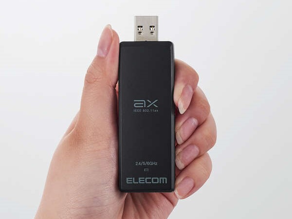 エレコム、6GHz帯で通信可能になるWi-Fi 6E対応の無線LANアダプタ発売