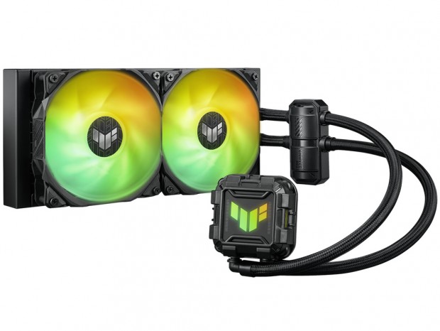 ポンプ独立設計の240mmサイズAIO水冷、ASUS「TUF GAMING LC II 240 ARGB」