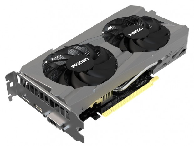 88mm静音ファンを2基搭載する「INNO3D GeForce RTX 3050 6GB TWIN X2